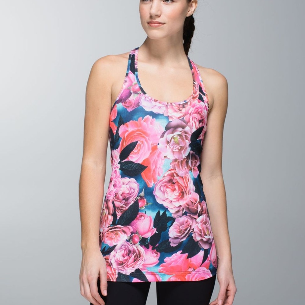 Lululemon Secret Garden Racerback Tank Top